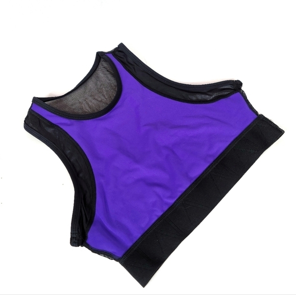 ALALA Purple Mesh Back Sports Bra - Picture 2 of 7